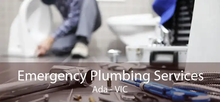 Emergency Plumbing Services Ada - VIC