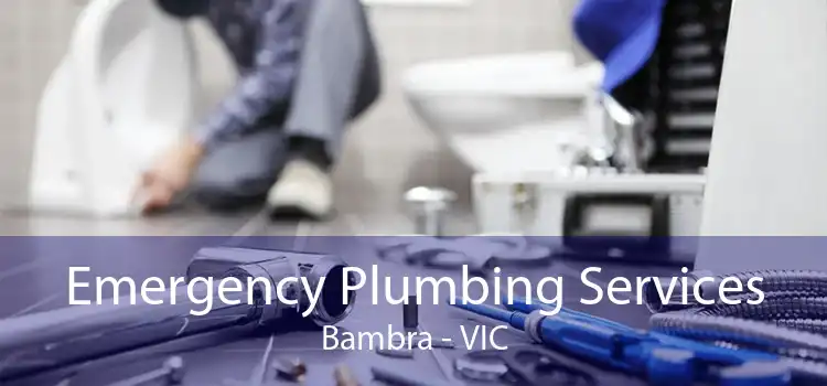Emergency Plumbing Services Bambra - VIC