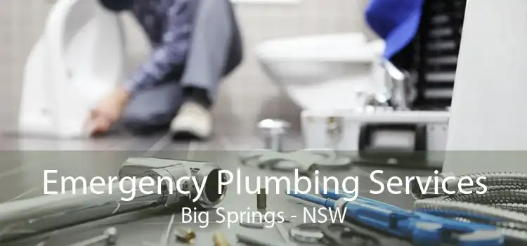 Emergency Plumbing Services Big Springs - NSW