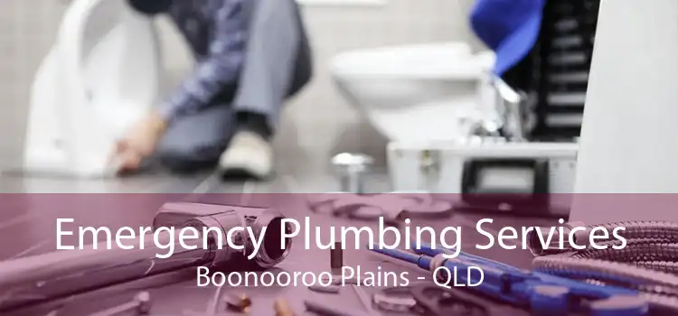 Emergency Plumbing Services Boonooroo Plains - QLD