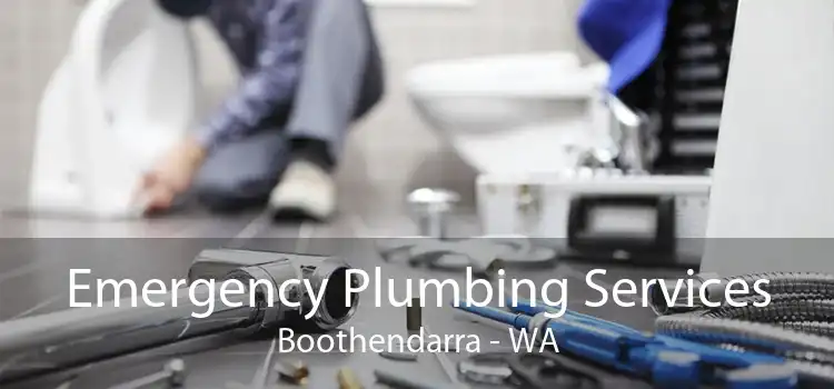 Emergency Plumbing Services Boothendarra - WA