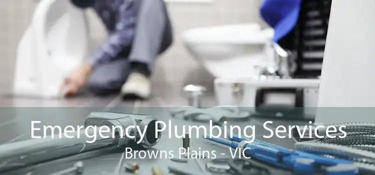 Emergency Plumbing Services Browns Plains - VIC