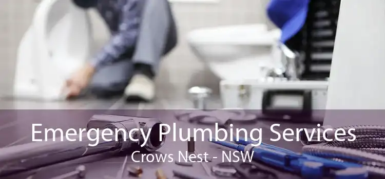 Emergency Plumbing Services Crows Nest - NSW