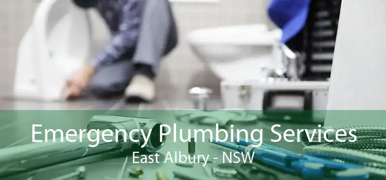 Emergency Plumbing Services East Albury - NSW