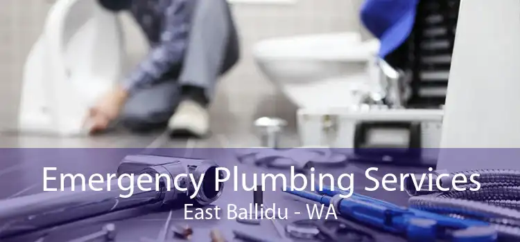 Emergency Plumbing Services East Ballidu - WA