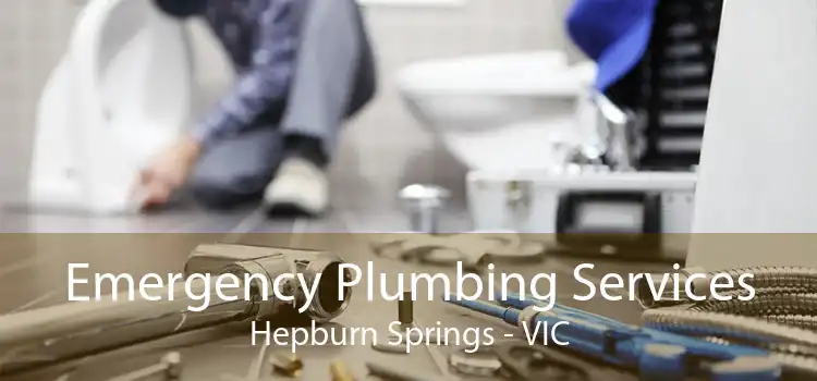 Emergency Plumbing Services Hepburn Springs - VIC