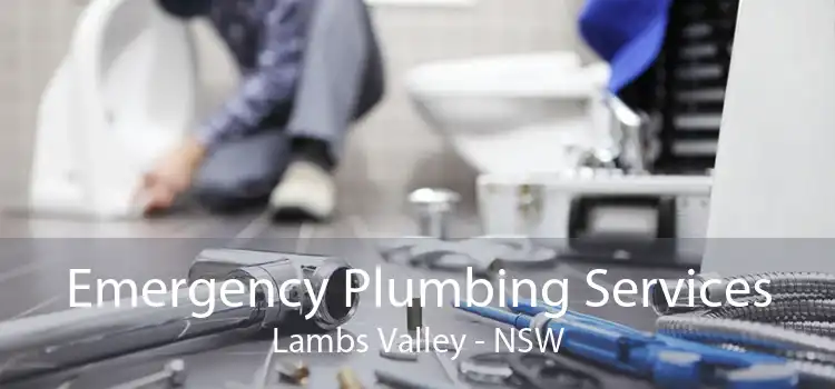 Emergency Plumbing Services Lambs Valley - NSW