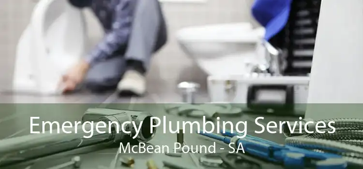Emergency Plumbing Services McBean Pound - SA