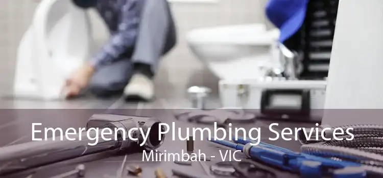 Emergency Plumbing Services Mirimbah - VIC