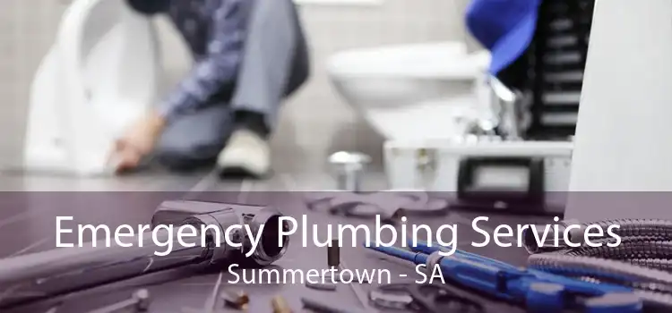 Emergency Plumbing Services Summertown - SA