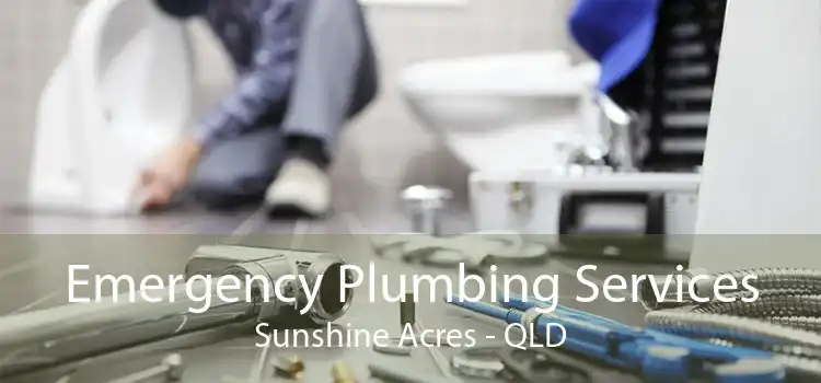 Emergency Plumbing Services Sunshine Acres - QLD