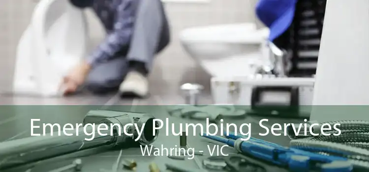 Emergency Plumbing Services Wahring - VIC