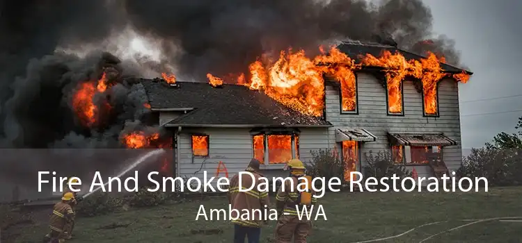 Fire And Smoke Damage Restoration Ambania - WA