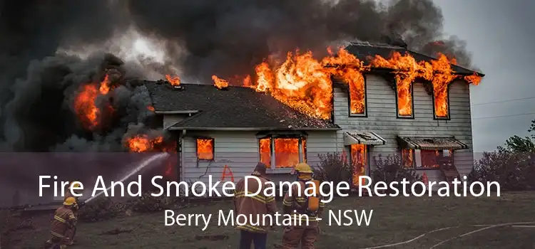 Fire And Smoke Damage Restoration Berry Mountain - NSW