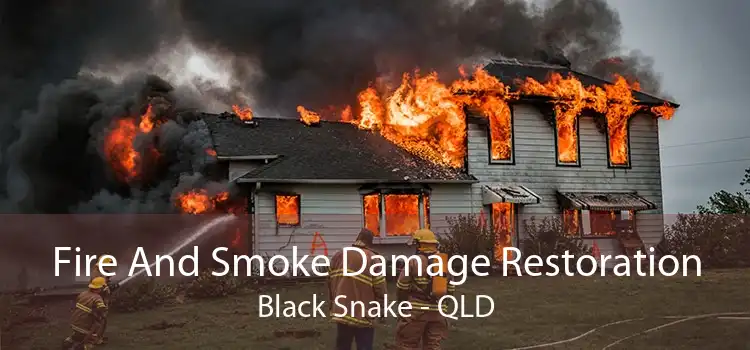 Fire And Smoke Damage Restoration Black Snake - QLD