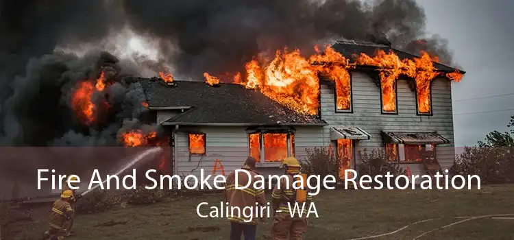 Fire And Smoke Damage Restoration Calingiri - WA
