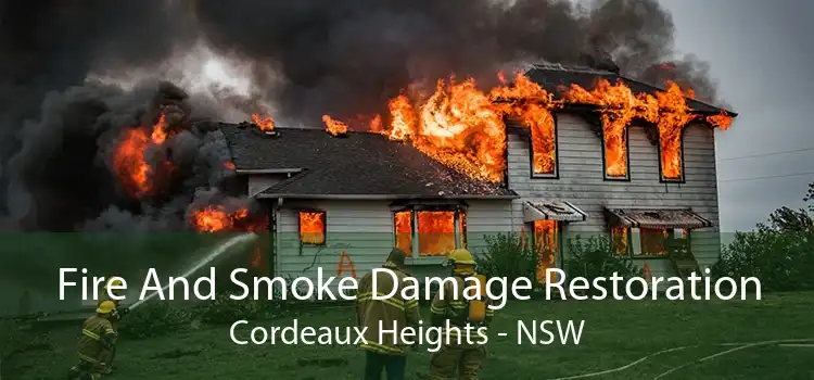 Fire And Smoke Damage Restoration Cordeaux Heights - NSW