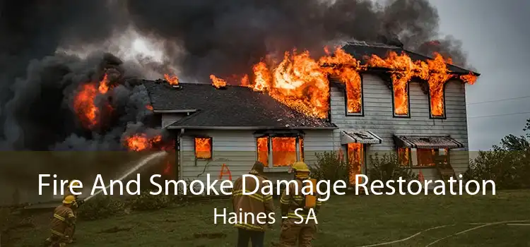 Fire And Smoke Damage Restoration Haines - SA