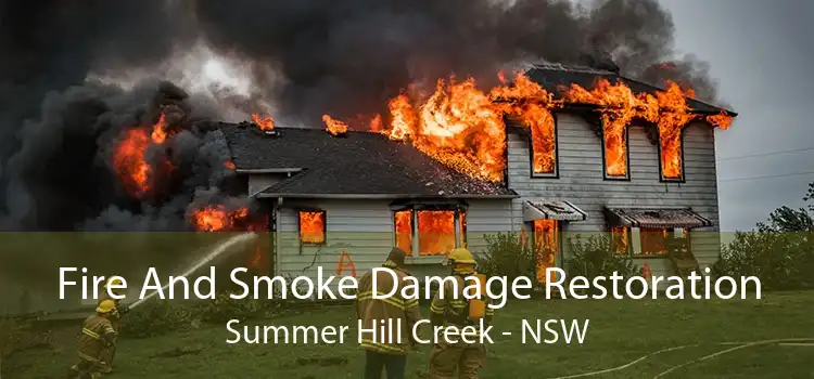 Fire And Smoke Damage Restoration Summer Hill Creek - NSW