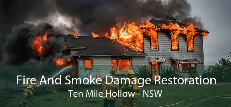 Fire And Smoke Damage Restoration Ten Mile Hollow - NSW