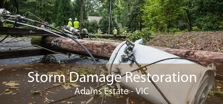 Storm Damage Restoration Adams Estate - VIC