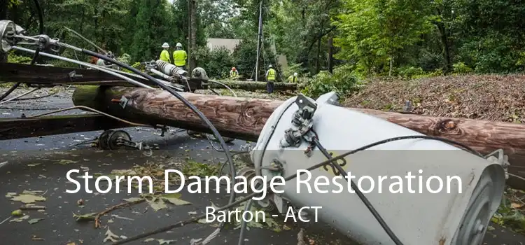 Storm Damage Restoration Barton - ACT