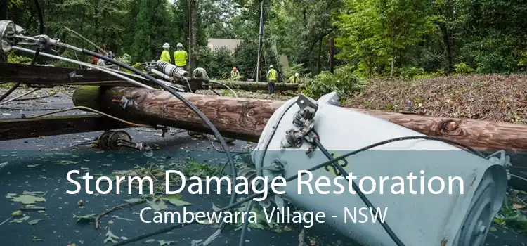Storm Damage Restoration Cambewarra Village - NSW