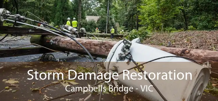 Storm Damage Restoration Campbells Bridge - VIC
