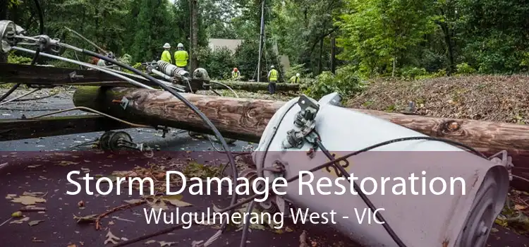 Storm Damage Restoration Wulgulmerang West - VIC
